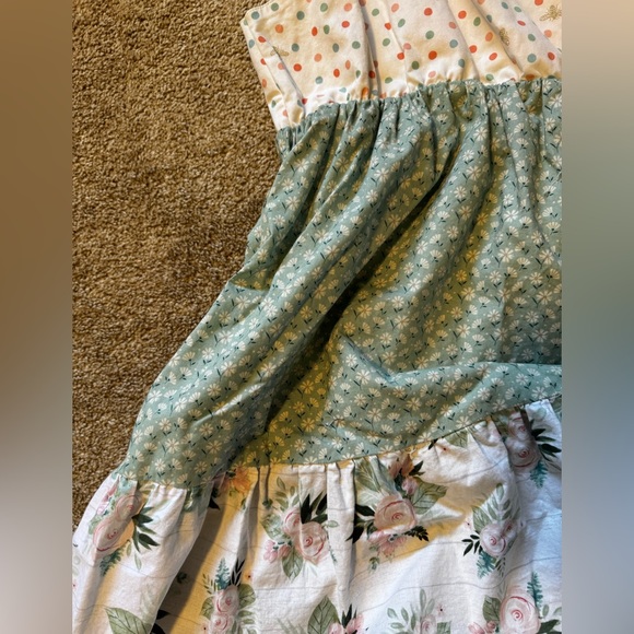 Handmade by me. Women’s Tiered dress 100% cotton size M/L - Picture 7 of 13